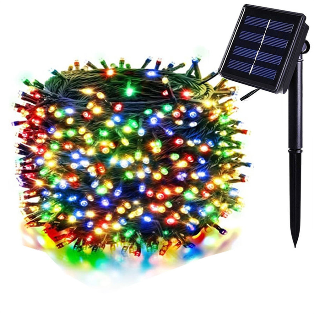 Xmas Outdoor Lighting Decorations - 300led Solar String Licht Fee Outdoor