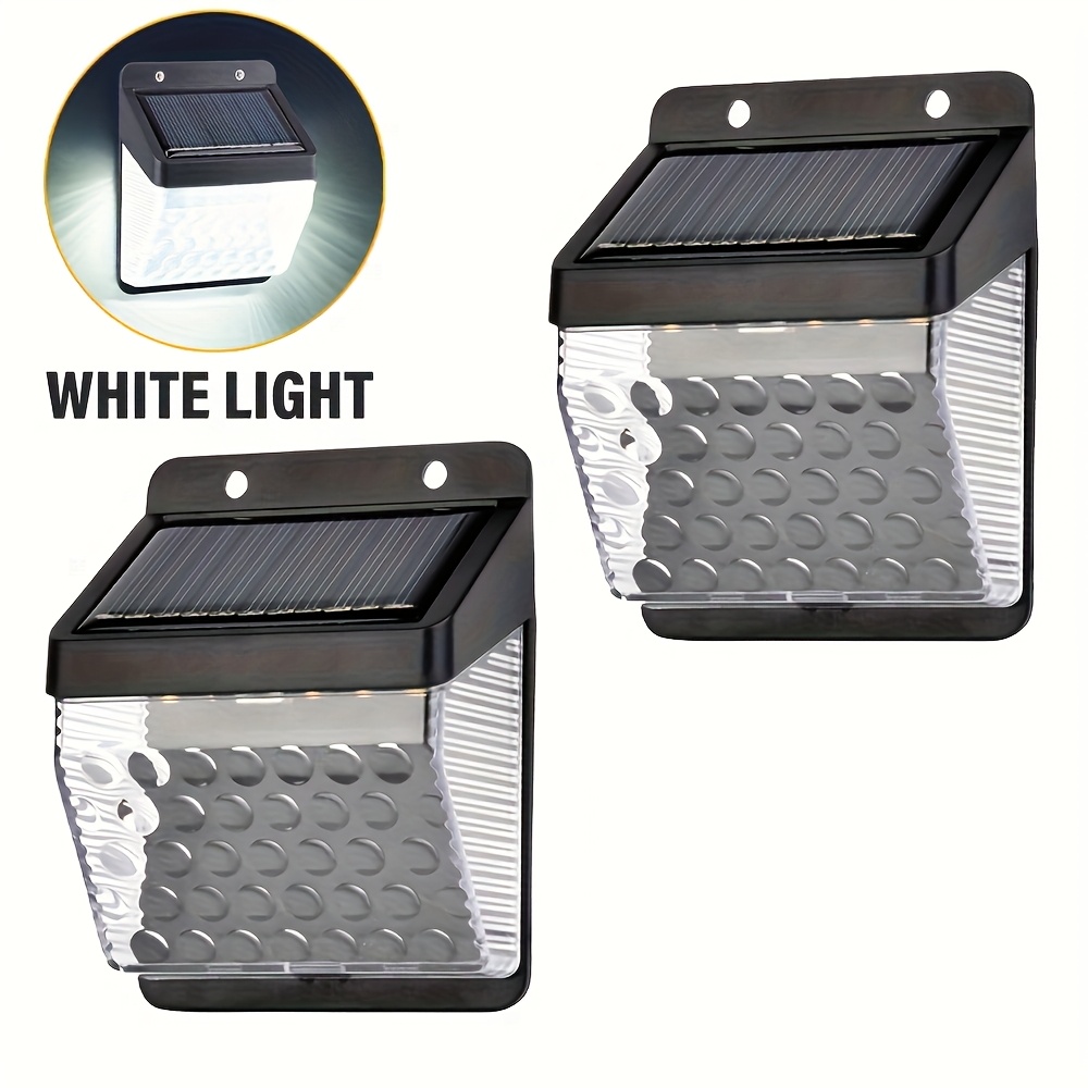 Outdoor Lighting For Garden - LED Solarleuchte mit PIR-Bewegungssensor, Wasserdichte Solarlampe