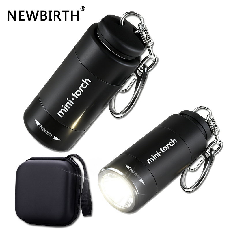 Outdoor Lighting Black - USB wiederaufladbare LED multifunktionale Tasche Schlüsselanhänger
