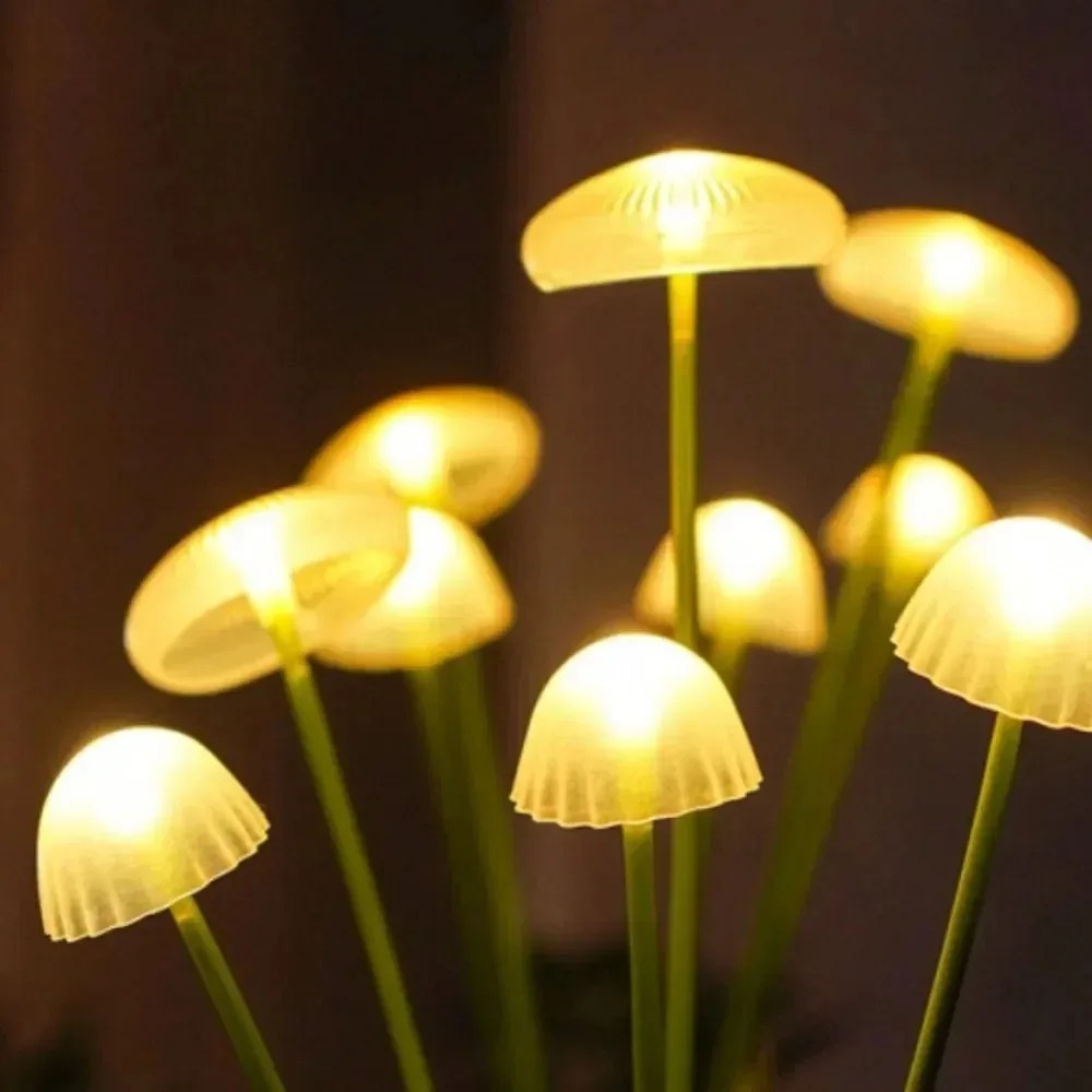 Outdoor Lighting Jellyfish - Farbwechselnde Solar-LED-Pilz-Quallen-Leuchten, wasserdichte Außenleuchte für Garten,