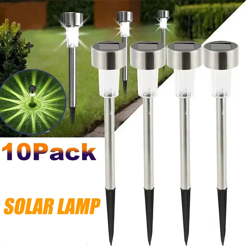 Halo Outdoor Lighting - Solar-Außenleuchten, Gartenlampe, solarbetrieben, wasserdicht, Landschaftspfad im