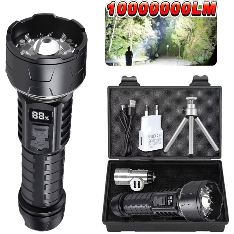Outdoor Lighting For Camping - COB LED Taschenlampe Wiederaufladbare Laterne 7-core