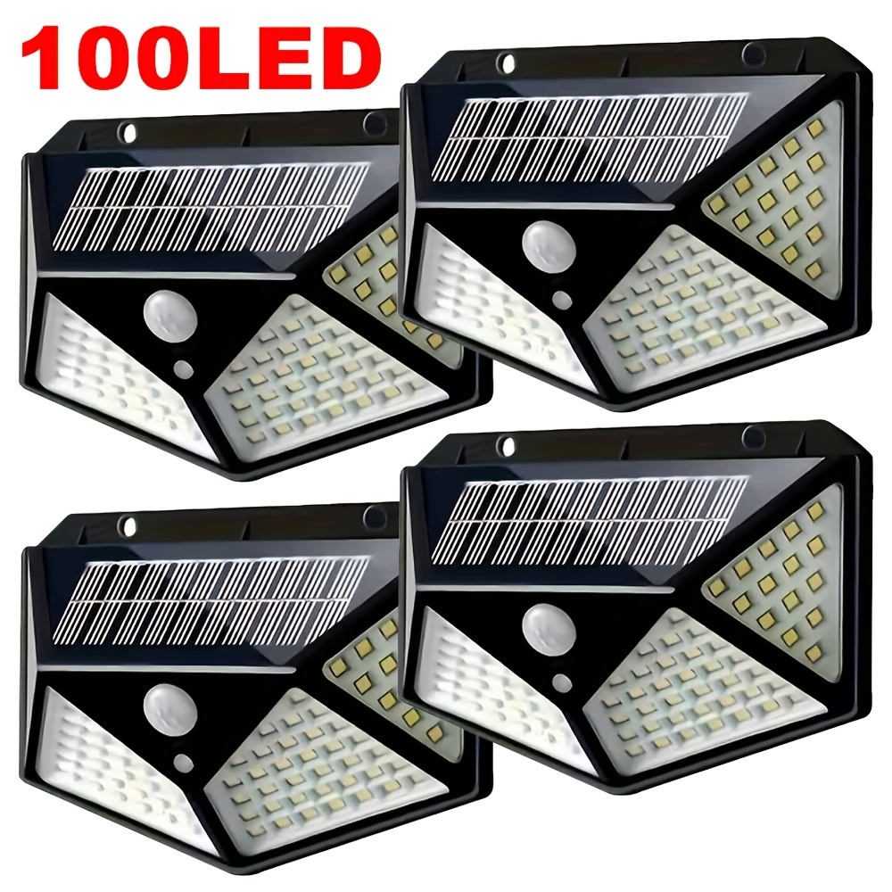 Halo Outdoor Lighting - 100 LED Solar-Gartenleuchte für Außenbereich mit