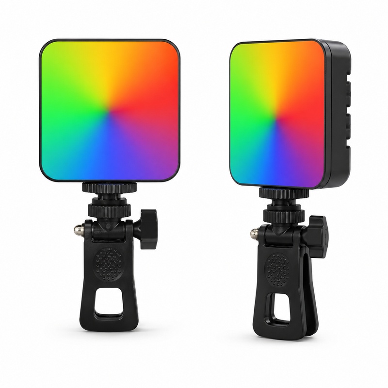 Outdoor Lighting Video - DY11Mini Tragbares Clip-On-Telefon-Fülllicht, Weiches Selfie-Licht für