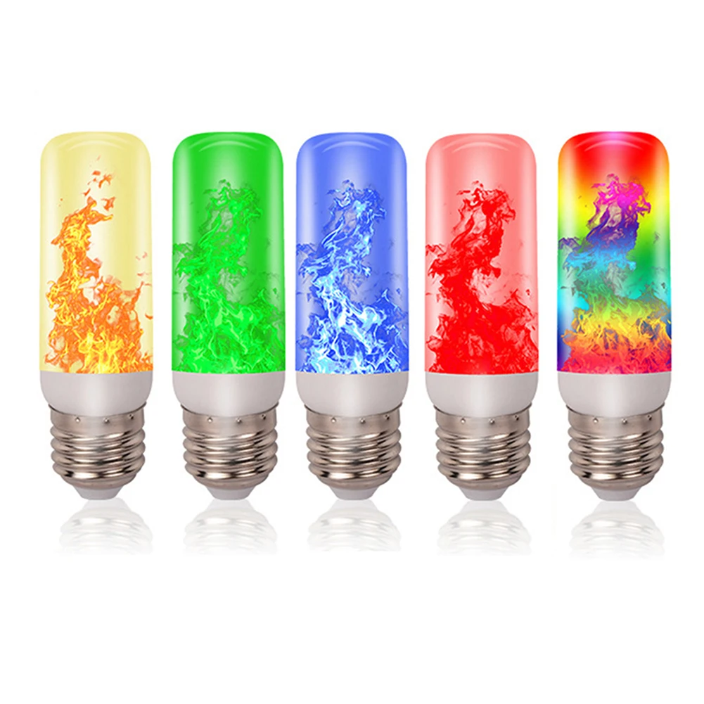 Xmas Outdoor Lighting Decorations - LED-Glühbirne mit flackernder Flamme, simulierter brennender
