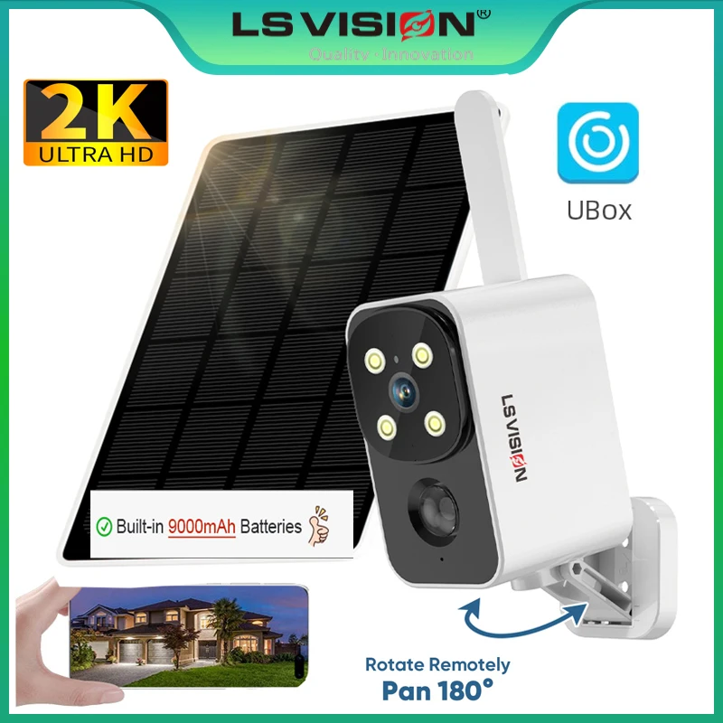 Outdoor Lighting Video - LS VISION Outdoor Solar Kamera Drahtlose
