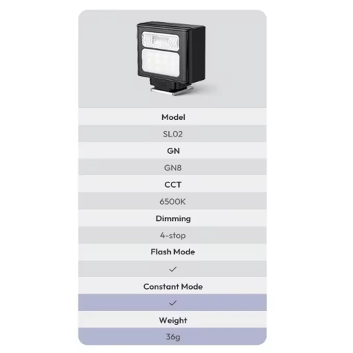 Outdoor Lighting For Photography - DT75BG SL02 Kamera-Blitzlicht SpeedLite GN8 6500K