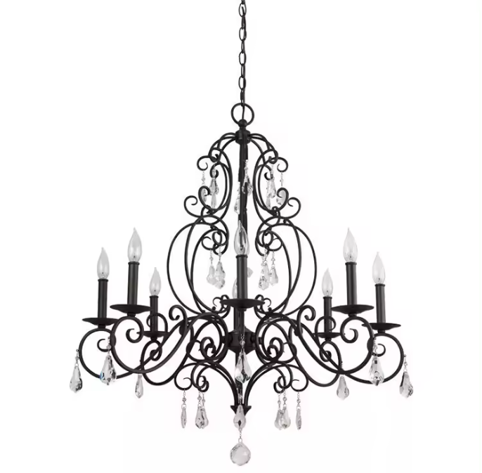 Outdoor Lighting Black - Zeal Lighting Elegante Pendelleuchte Retro Schwarzes