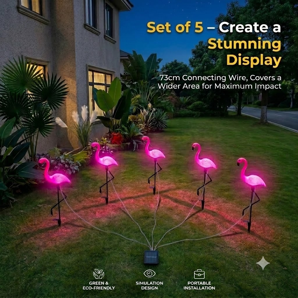 Solarbetriebene Flamingo-Garte – Landscape Spike Light Bewertung und Preis