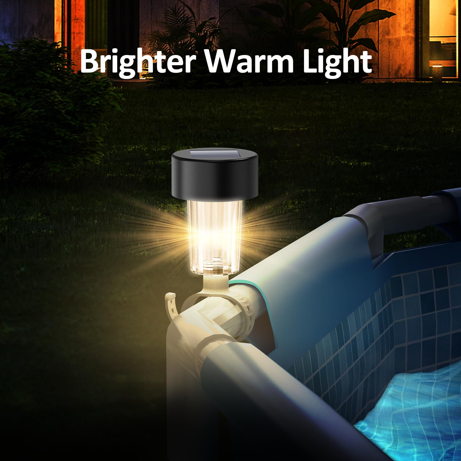 6er-Pack Solar-Pool-Lichtrahme – Pond Light Submersible Bewertung und Preis