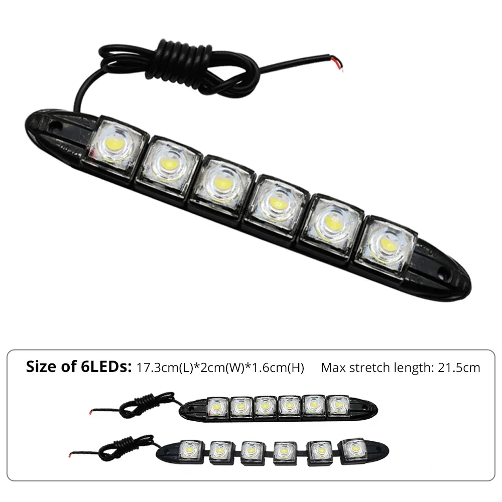 2PCS LED Wasserdichte DRL Lich – Waterproof Led Strip Bewertung und Preis