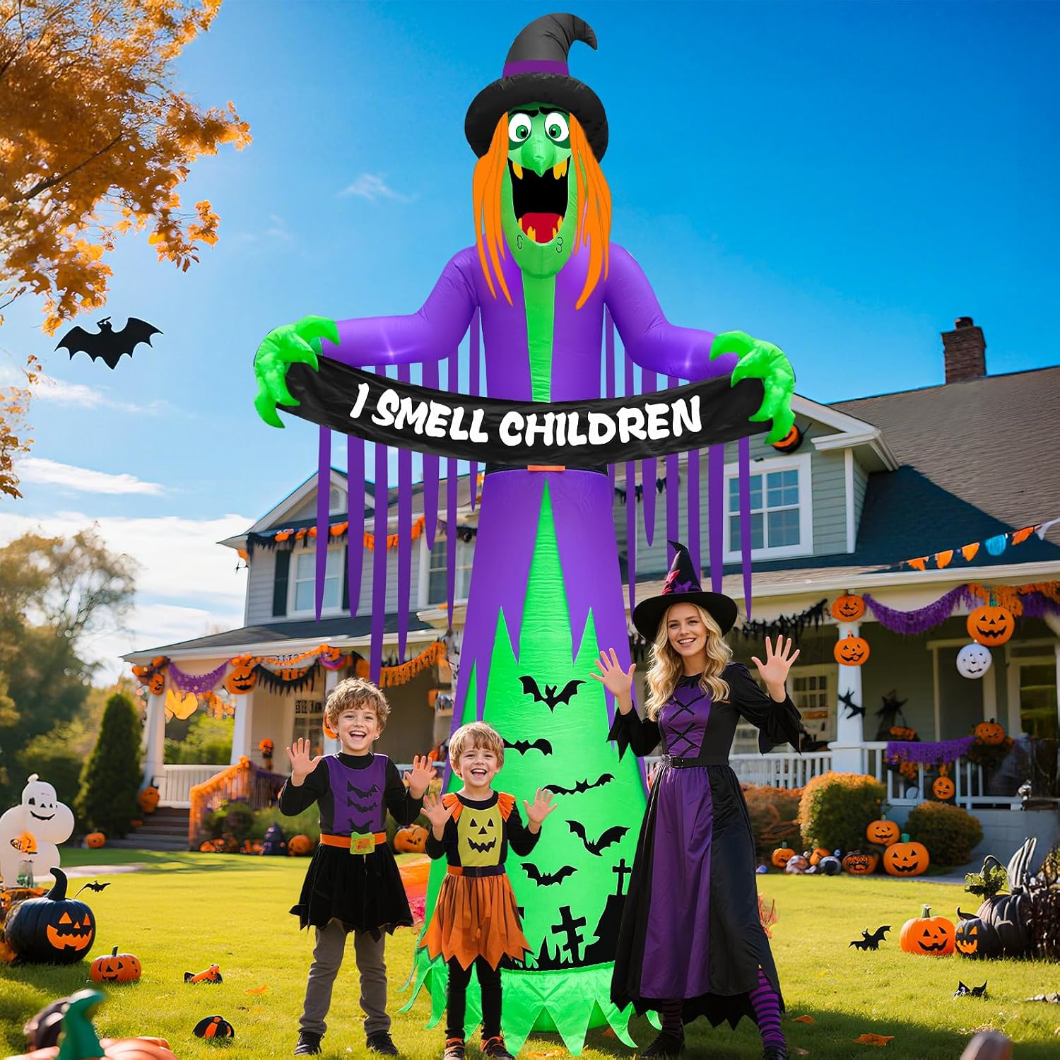 3,60 m große aufblasbare Hallo – Outdoor Lighting Halloween Bewertung und Preis