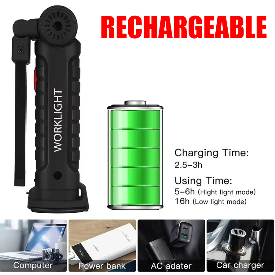 Tragbare LED-Taschenlampe mit  – Outdoor Lighting For Camping Bewertung und Preis