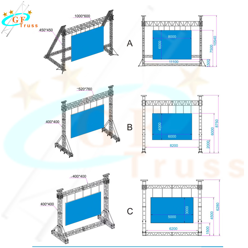Outdoor-Event-Tribünenkonstruk – Outdoor Lighting Event Bewertung und Preis