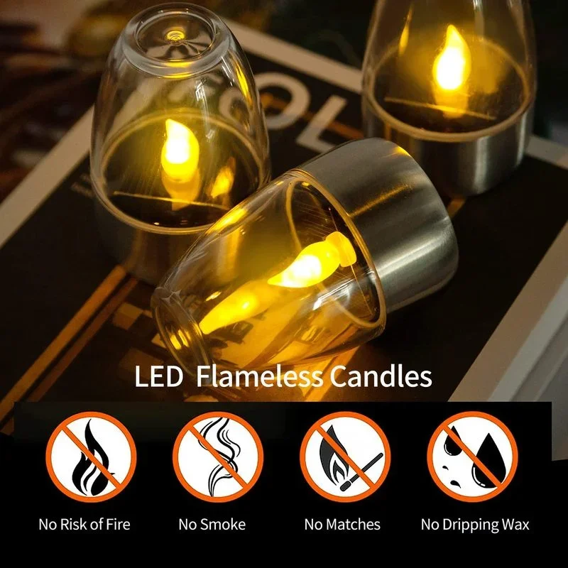 Solarbetriebene flammenlose Ke – Halo Outdoor Lighting Bewertung und Preis