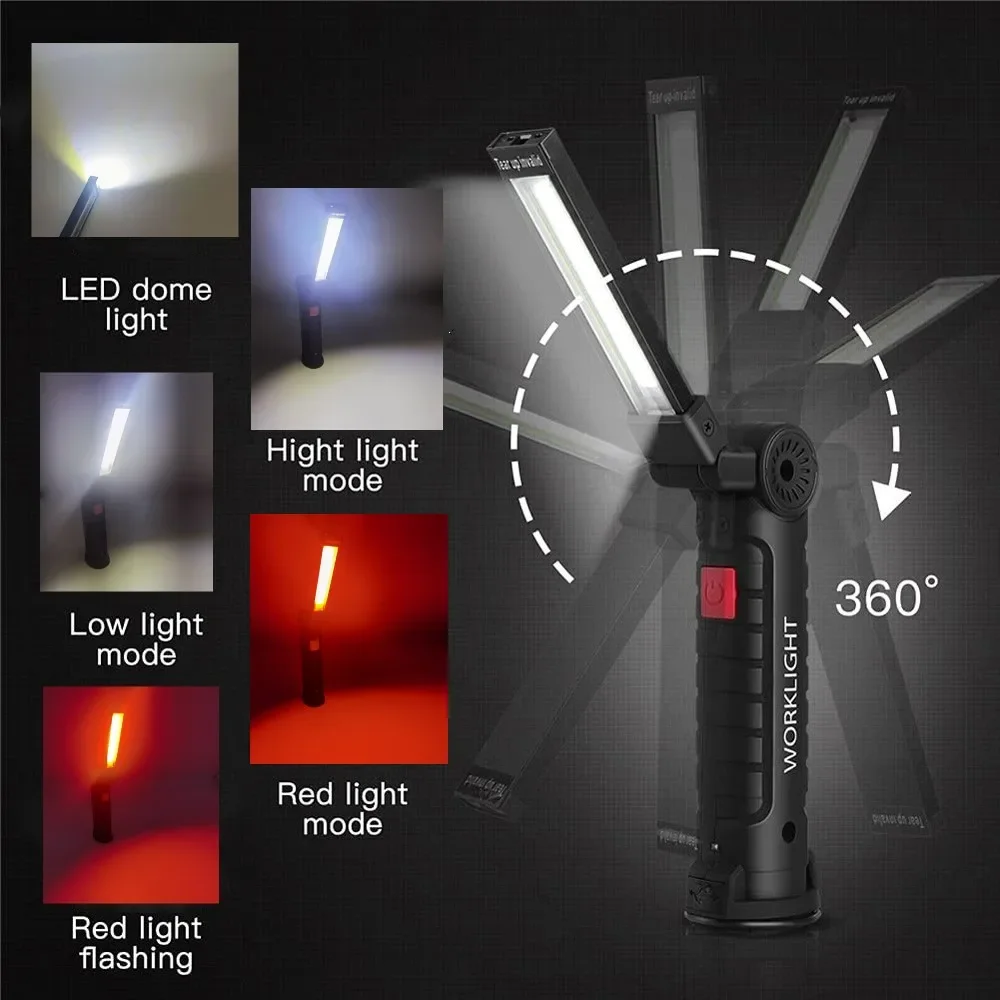 Tragbare COB-LED-Taschenlampe, – Outdoor Lighting For Camping Bewertung und Preis