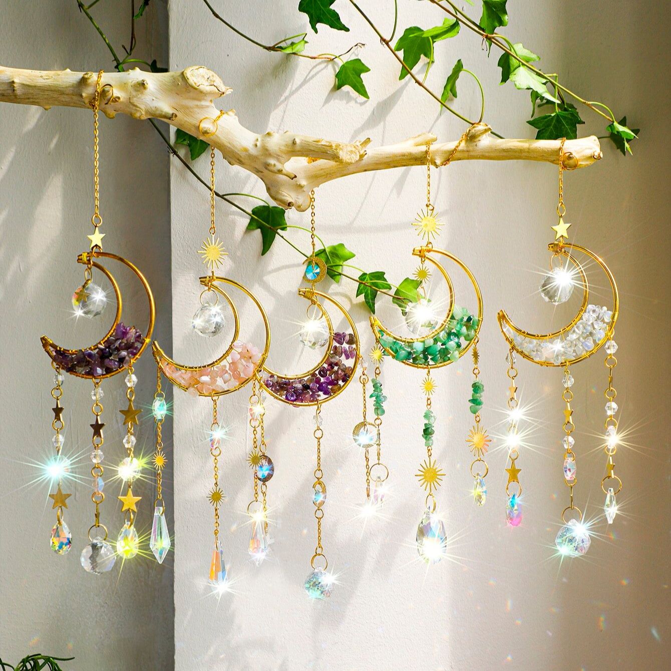Kristall-Sonnenfänger, Mond, A – Xmas Outdoor Lighting Decorations Bewertung und Preis
