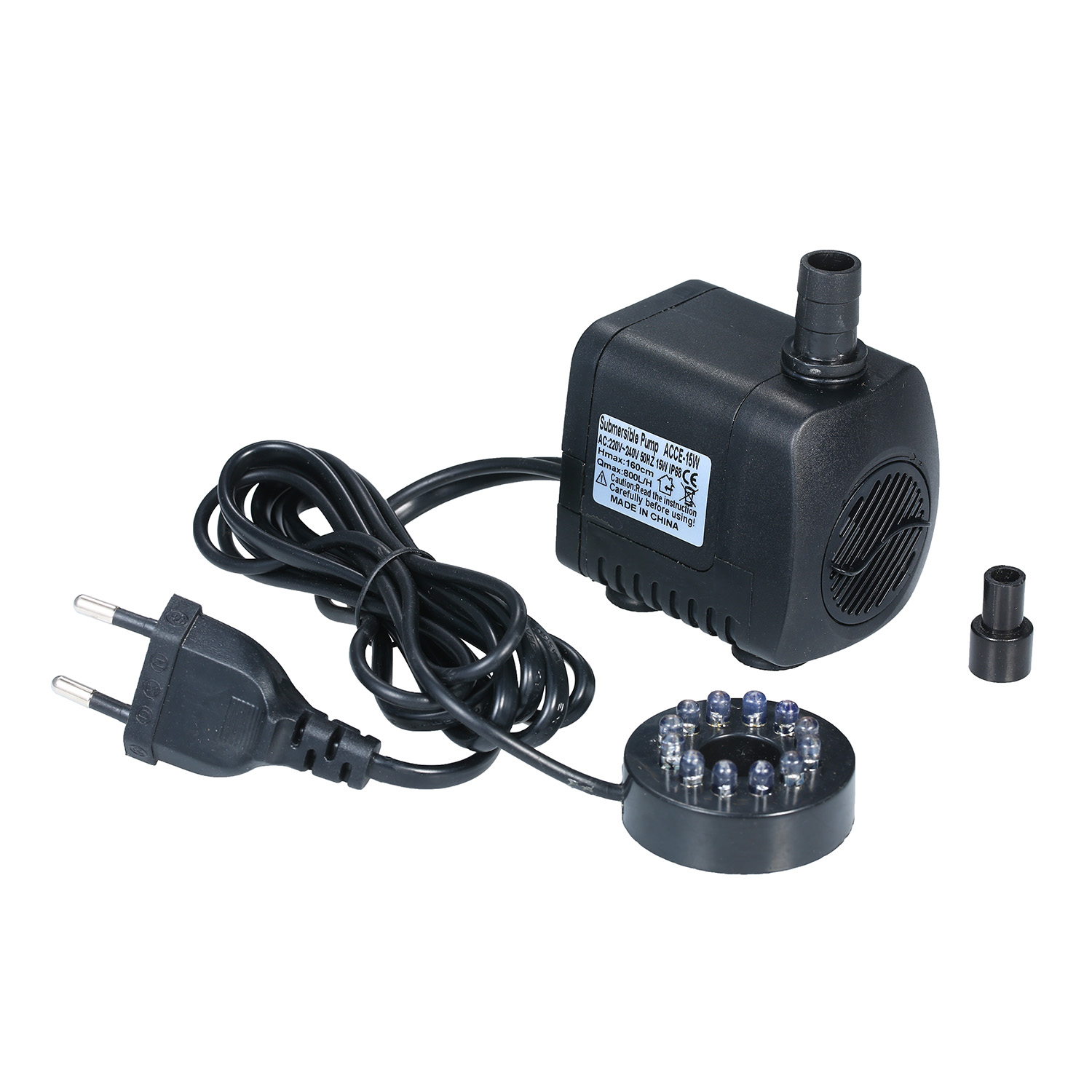 Tauchpumpe mit LED-Licht, 800  – Pond Light Submersible Bewertung und Preis