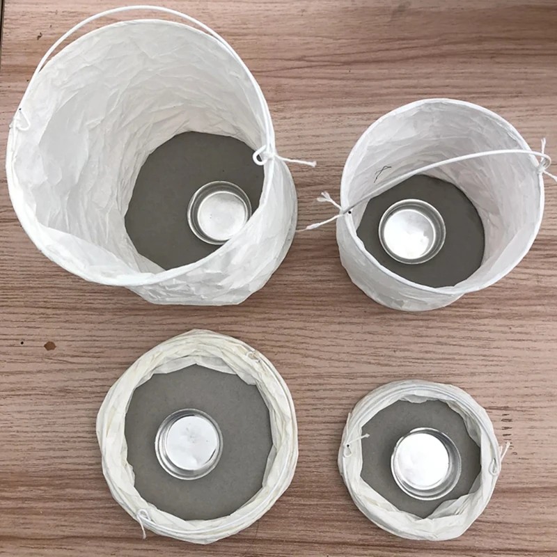 Hochwertige 4-teilige DIY Weiß – Outdoor Lighting Event Bewertung und Preis