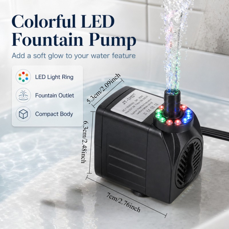 16W LED-Licht Springbrunnenpum – Pond Light Submersible Bewertung und Preis