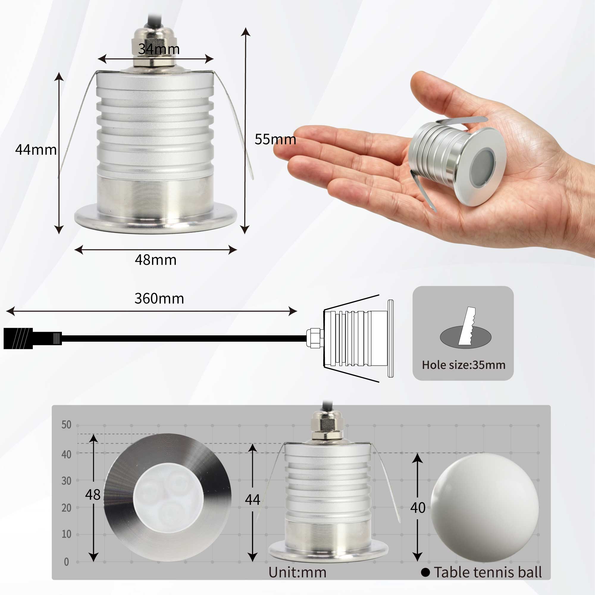 3W LED Pool Licht Unterwasser  – Pond Light Submersible Bewertung und Preis