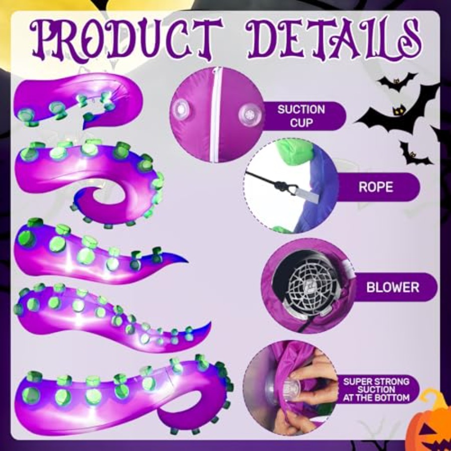 Halloween-Fensterdekoration fü – Outdoor Lighting Event Bewertung und Preis