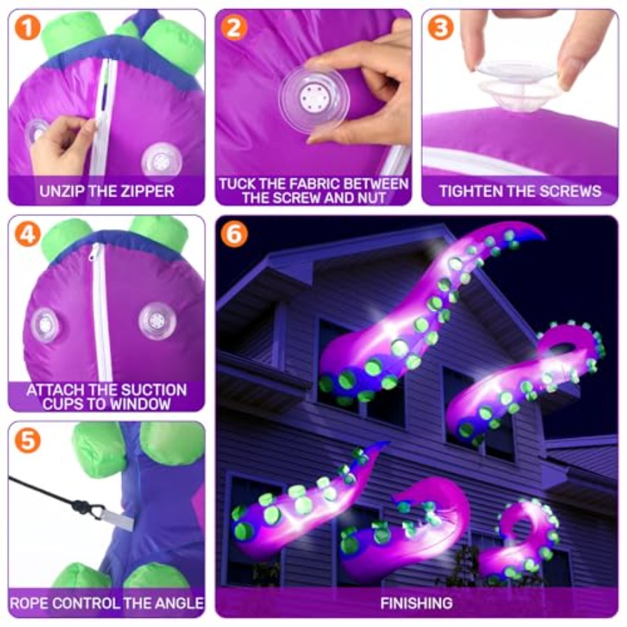 Halloween-Fensterdekoration fü – Outdoor Lighting Event Bewertung und Preis