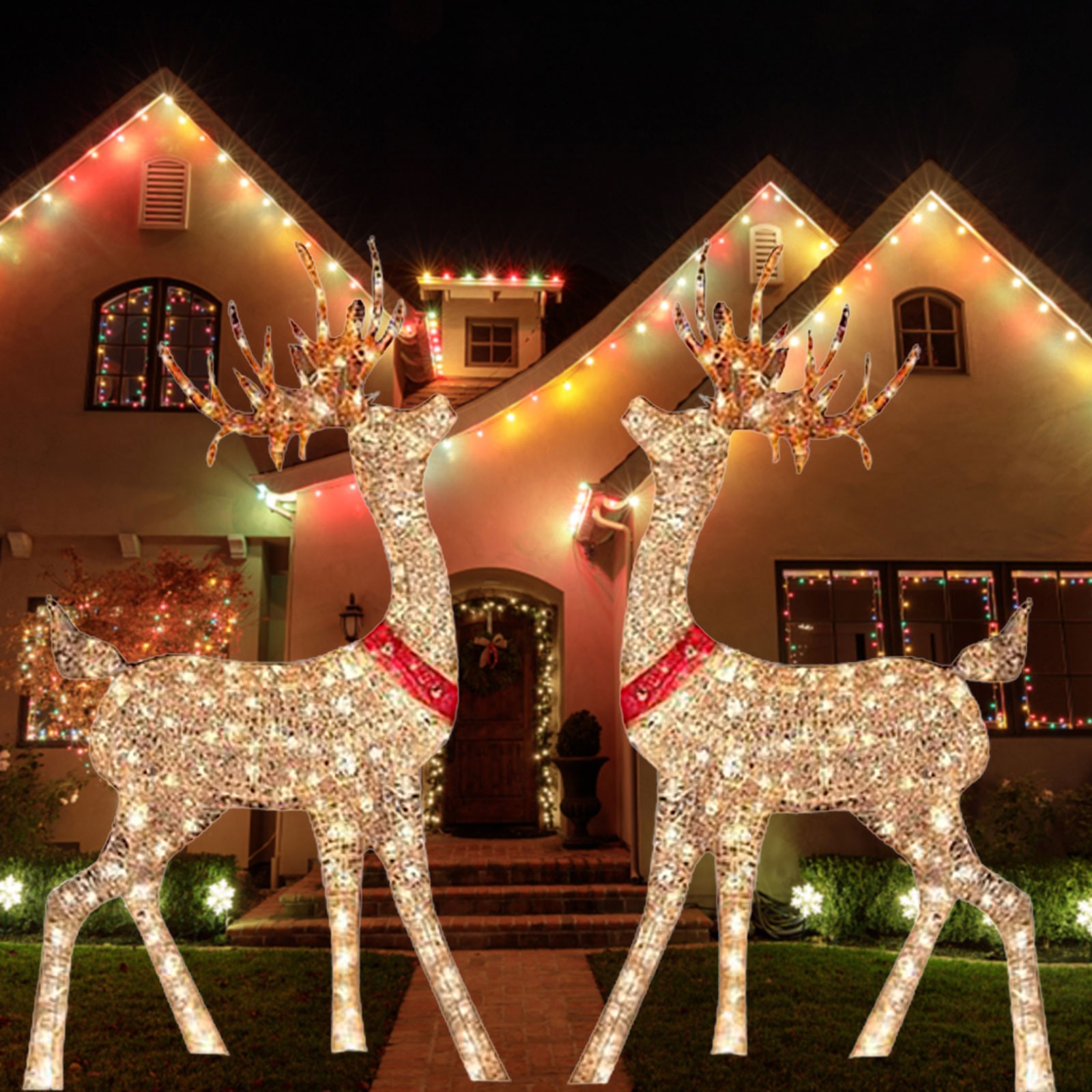 Beleuchtete Weihnachts dekorat – Outdoor Lighting Event Bewertung und Preis
