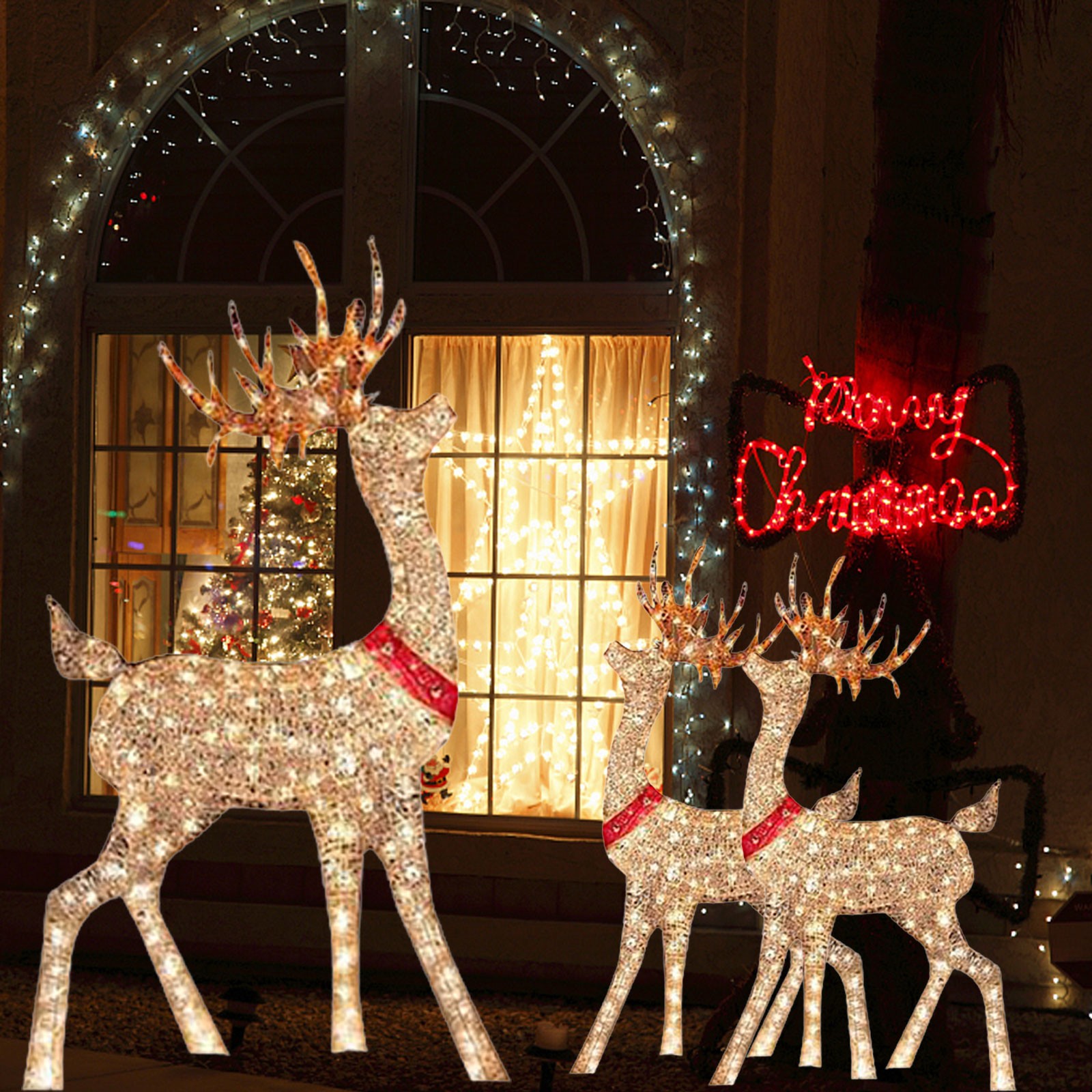 Beleuchtete Weihnachts dekorat – Outdoor Lighting Event Bewertung und Preis