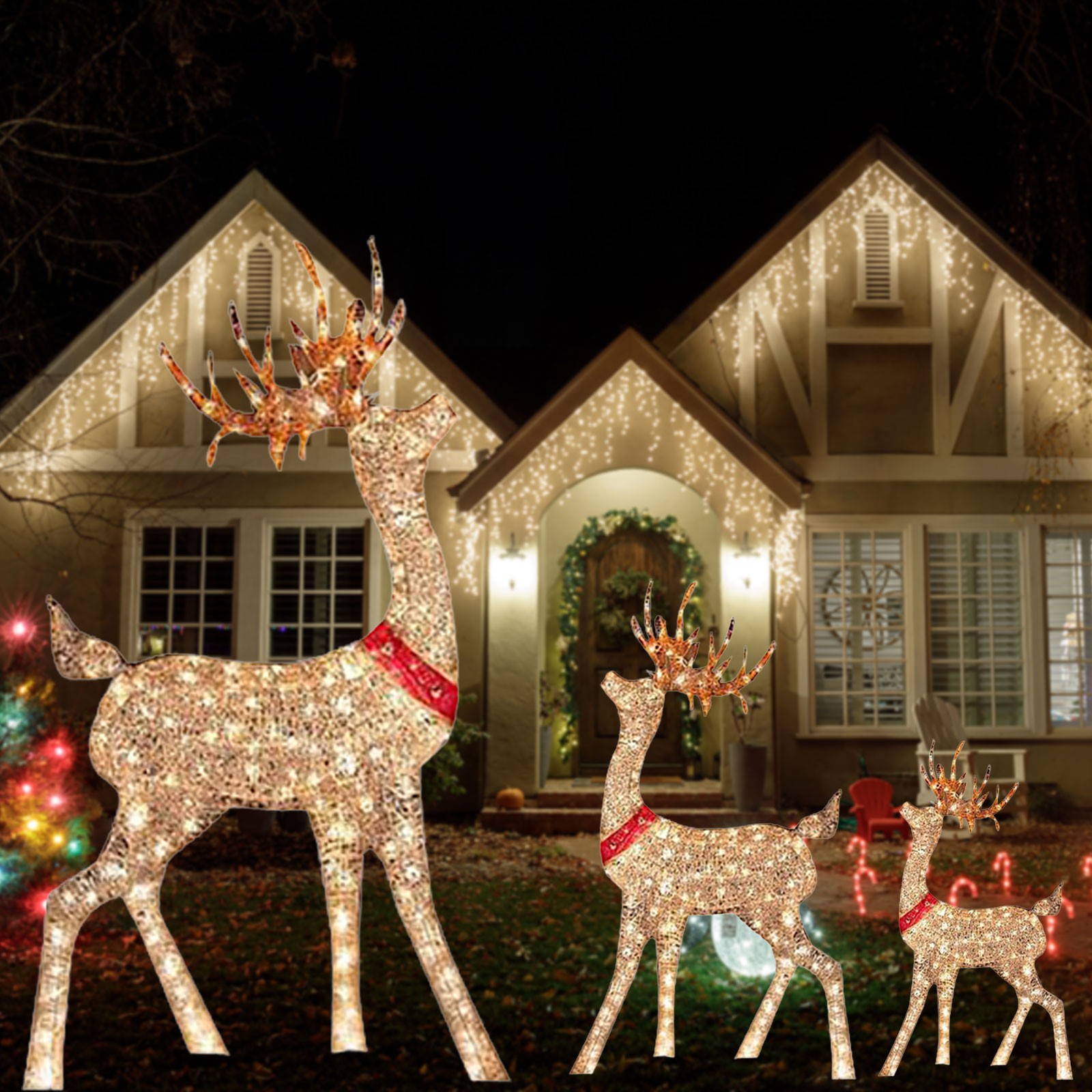 Beleuchtete Weihnachts dekorat – Outdoor Lighting Event Bewertung und Preis