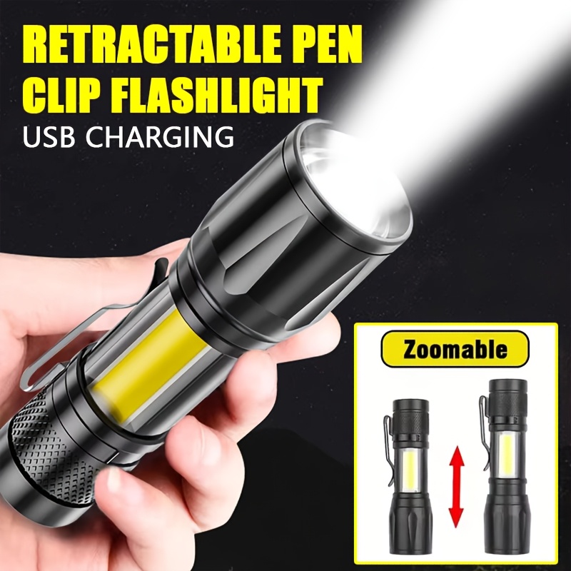 Mini-LED-Taschenlampe, COB-Flu – Outdoor Lighting Black Bewertung und Preis