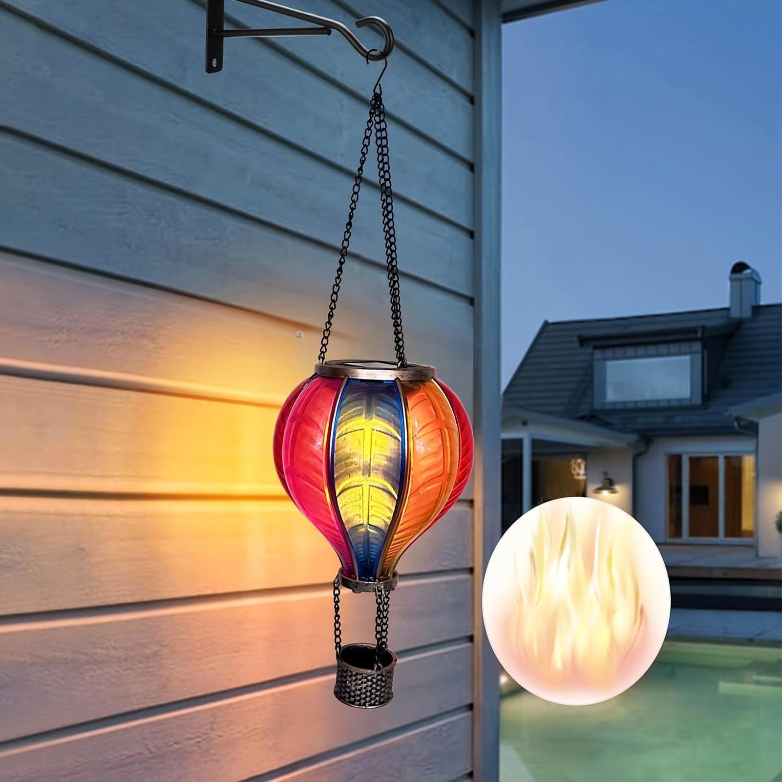 Heißluftballon-Laternen, Solar – Halo Outdoor Lighting Bewertung und Preis