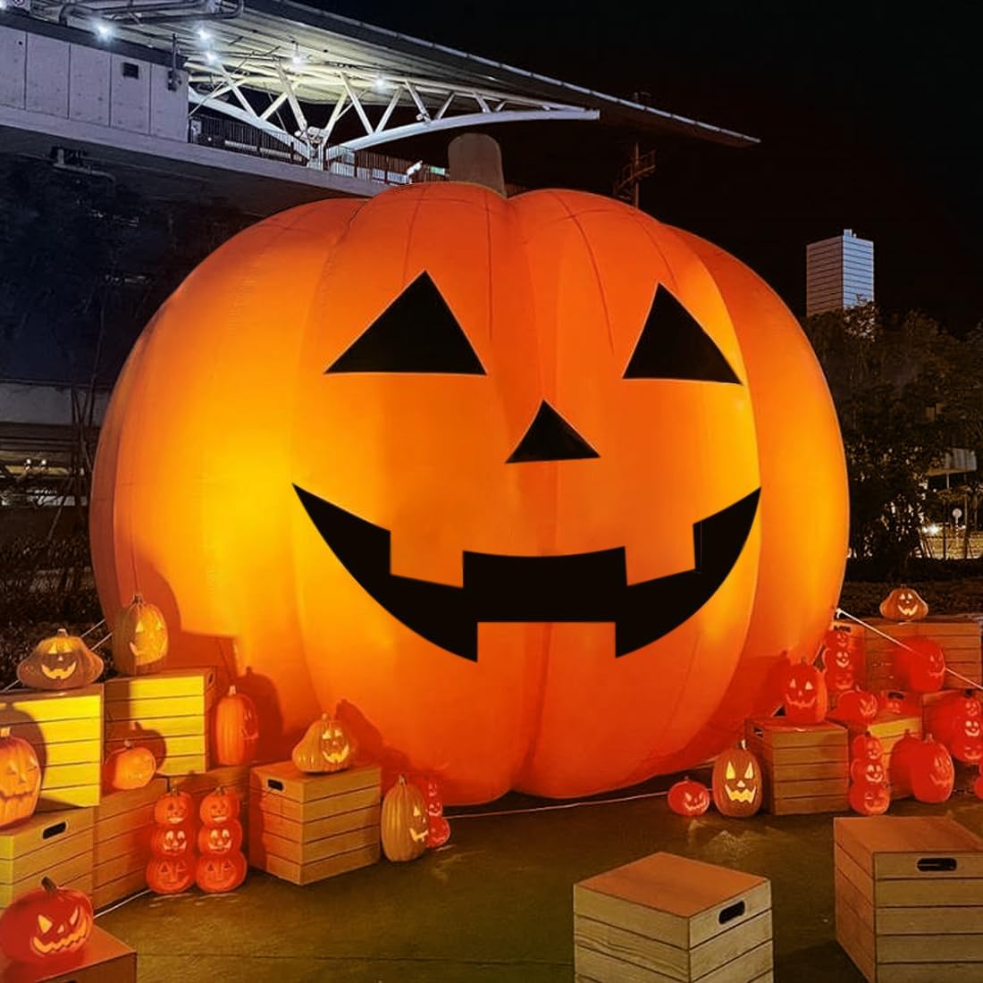 Riesige 10-Fuß-Halloween-Kürbi – Outdoor Lighting Halloween Bewertung und Preis