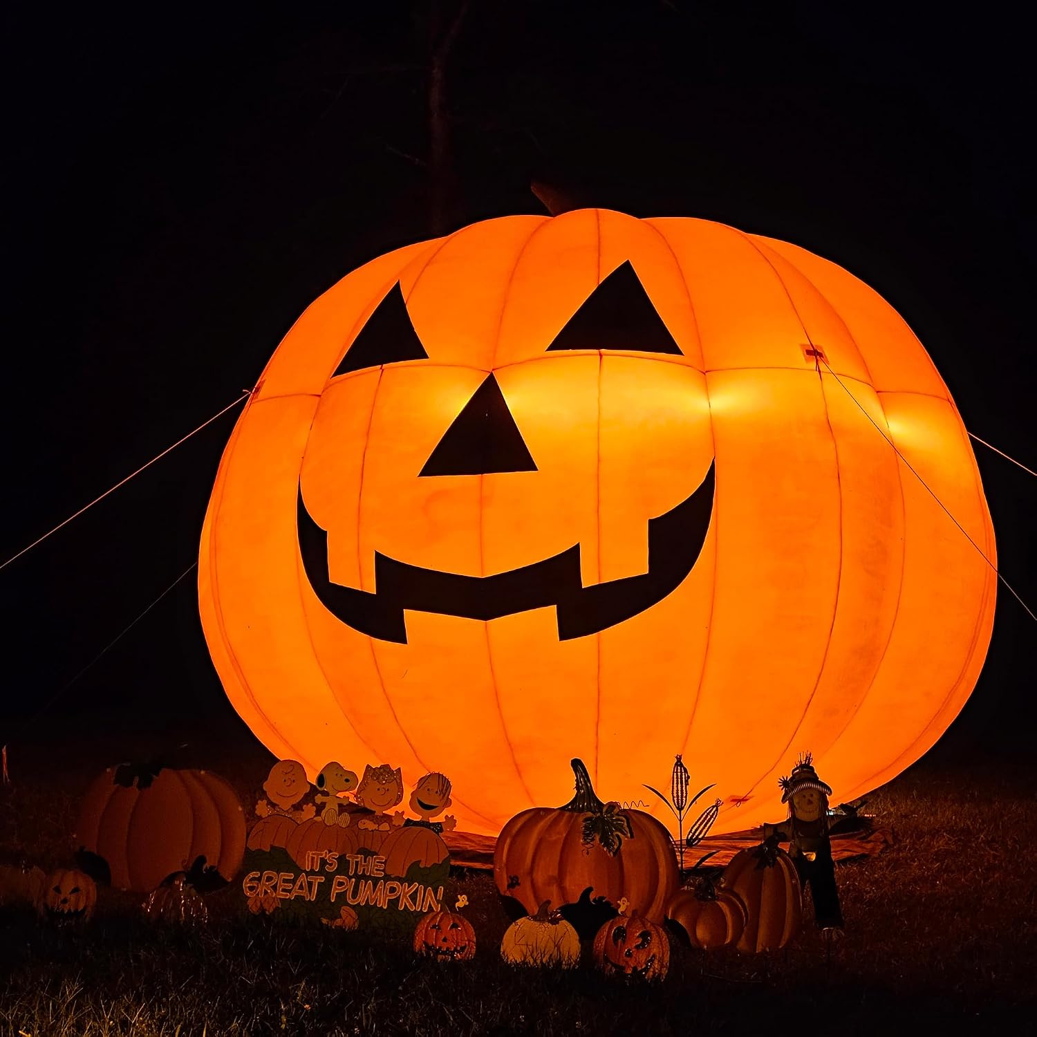 Riesige 10-Fuß-Halloween-Kürbi – Outdoor Lighting Halloween Bewertung und Preis