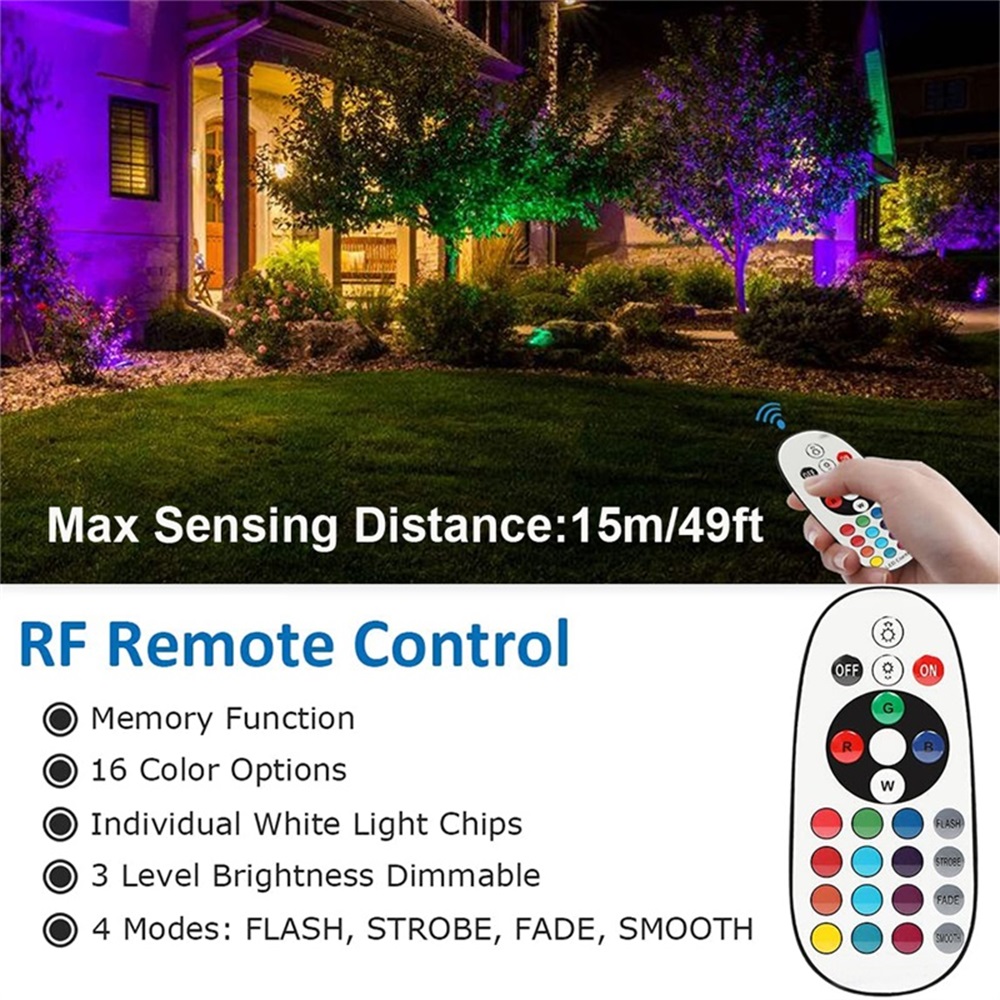 RGBW-Landschaftsbeleuchtung 10 – Outdoor Lighting For Garden Bewertung und Preis