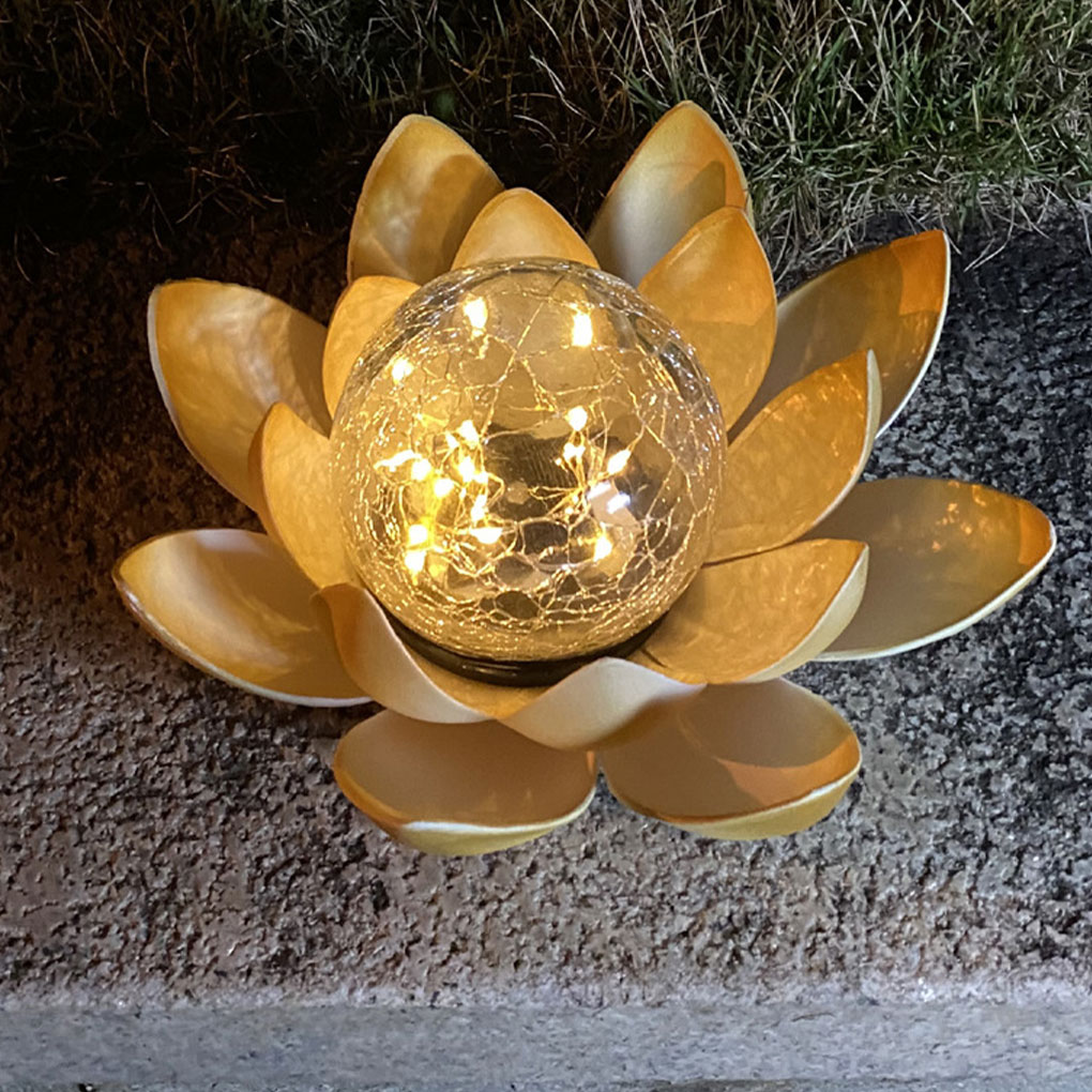 Lotus geformte Garten Solar le – Outdoor Lighting Halloween Bewertung und Preis