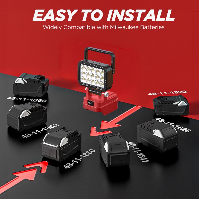 Tragbare Arbeitsleuchte für Zu – Outdoor Lighting Milwaukee Bewertung und Preis