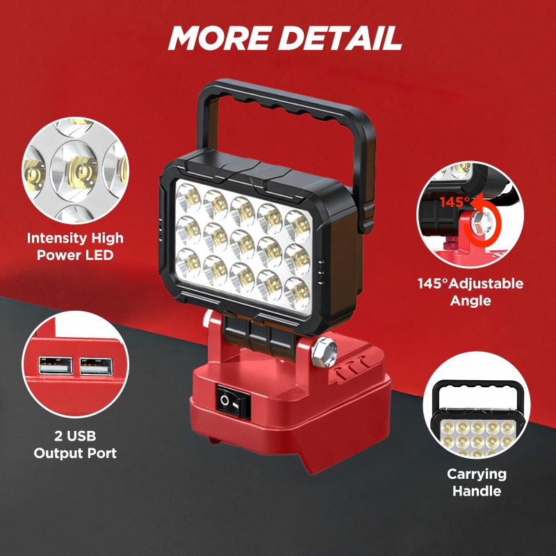 Tragbare Arbeitsleuchte für Zu – Outdoor Lighting Milwaukee Bewertung und Preis