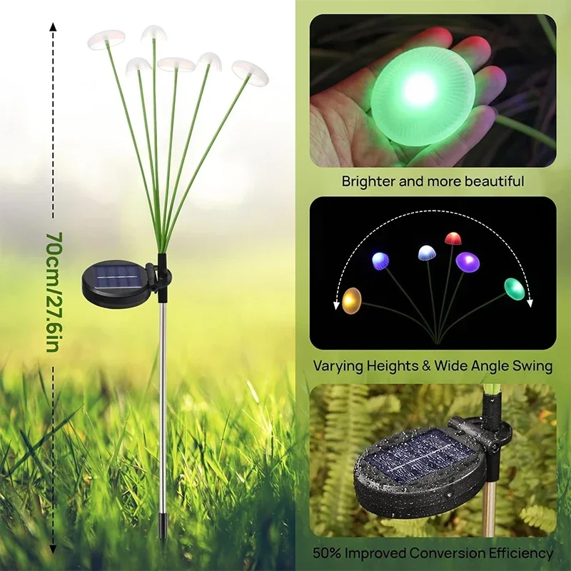 Solar-LED-Quallen-Lichterkette – Outdoor Lighting Jellyfish Bewertung und Preis