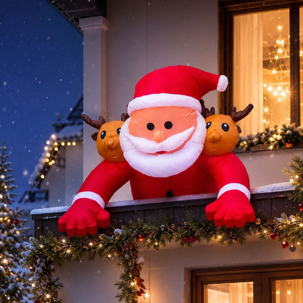 1,8 m großer aufblasbarer Weih – Xmas Outdoor Lighting Decorations Bewertung und Preis