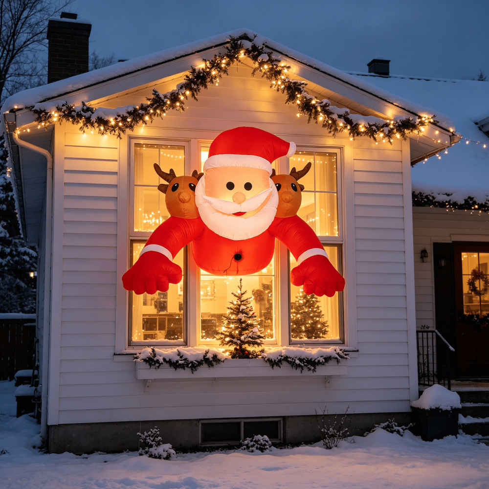 1,8 m großer aufblasbarer Weih – Xmas Outdoor Lighting Decorations Bewertung und Preis