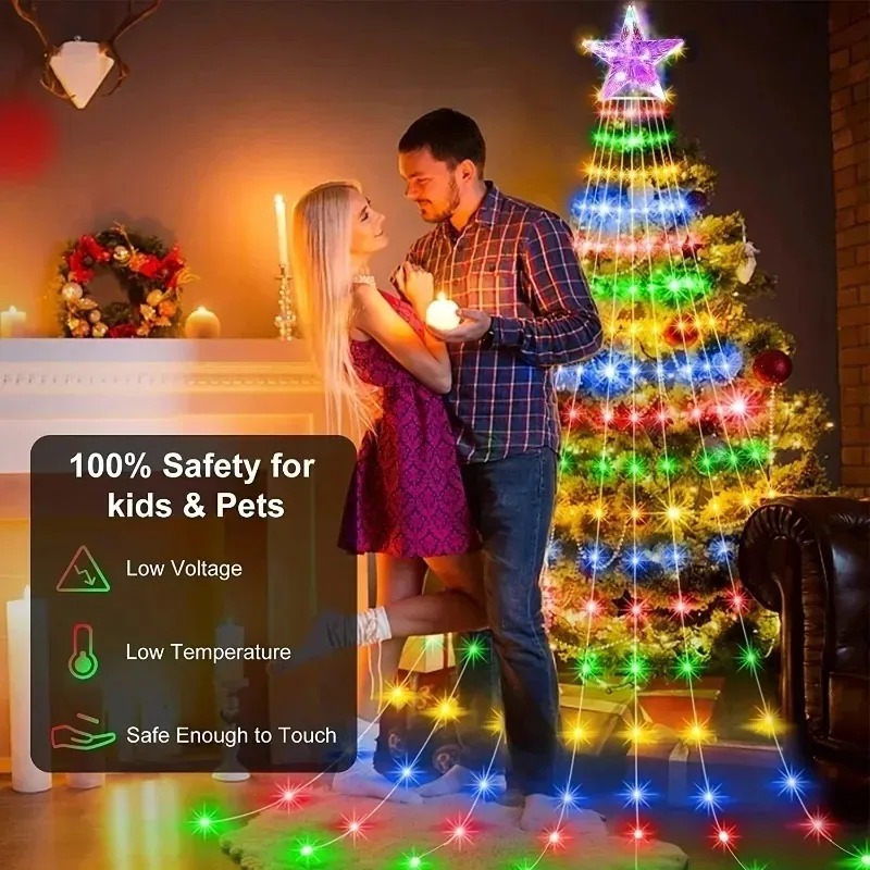 USB-betriebene 200-LED-Stern-W – Xmas Outdoor Lighting Decorations Bewertung und Preis