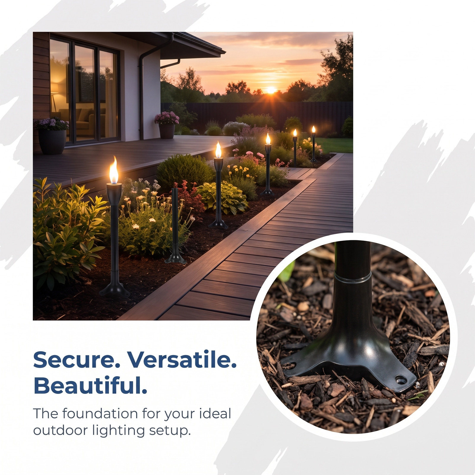 6er-Set Gartenfackel-Ersatzsta – Outdoor Lighting Ground Bewertung und Preis