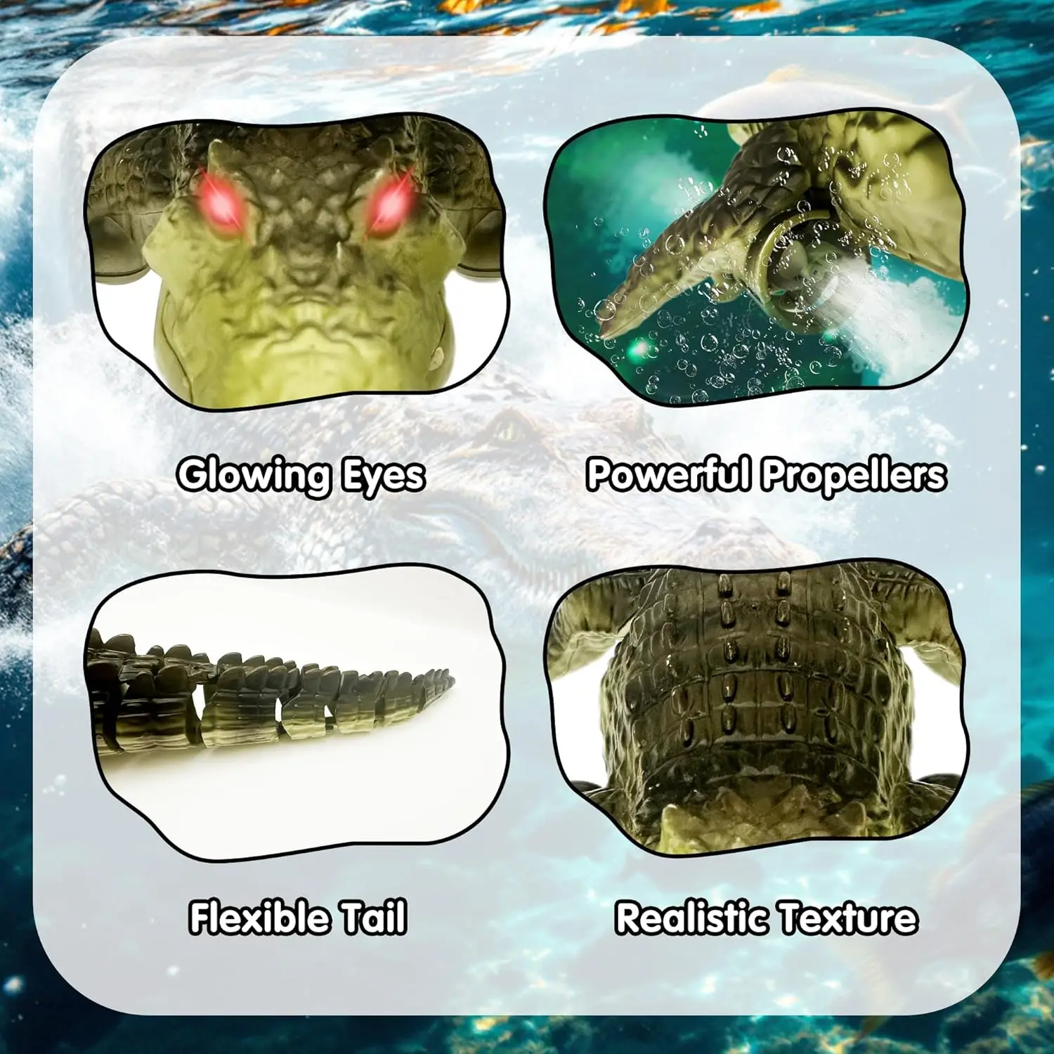 Ferngesteuertes Krokodil-Wasse – Pond Light Submersible Bewertung und Preis